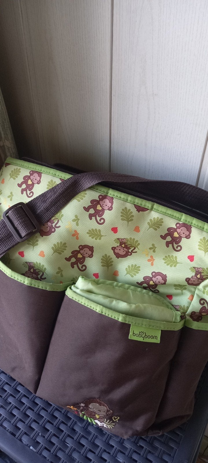 luiertas Babyboom, Enfants & Bébés, Marron, Enlèvement ou Envoi, Sac à langer, Utilisé