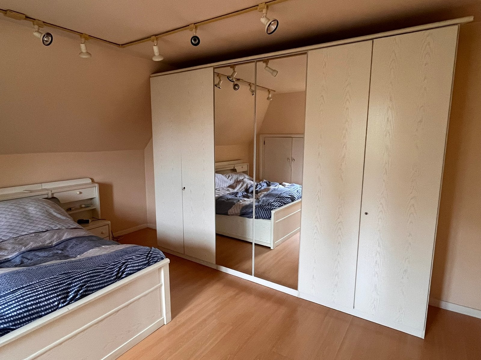 Witte slaapkamer, Ophalen, Gebruikt, Tweepersoons