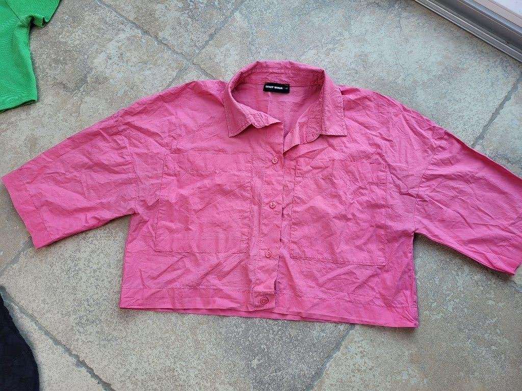 Merk Tally Weijl (ZEB): fuchsia jasje mt XS, Kleding | Dames, Jassen | Zomer, Tally Weijl, Ophalen of Verzenden, Zo goed als nieuw