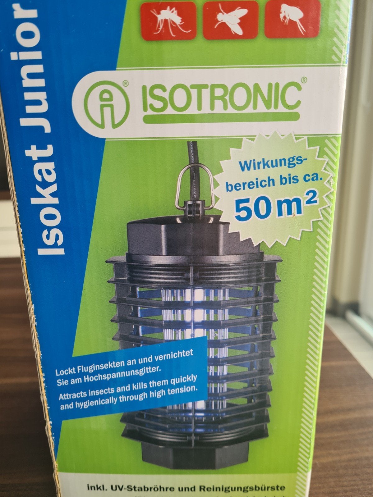 UV lamp tegen  vliegen en muggen