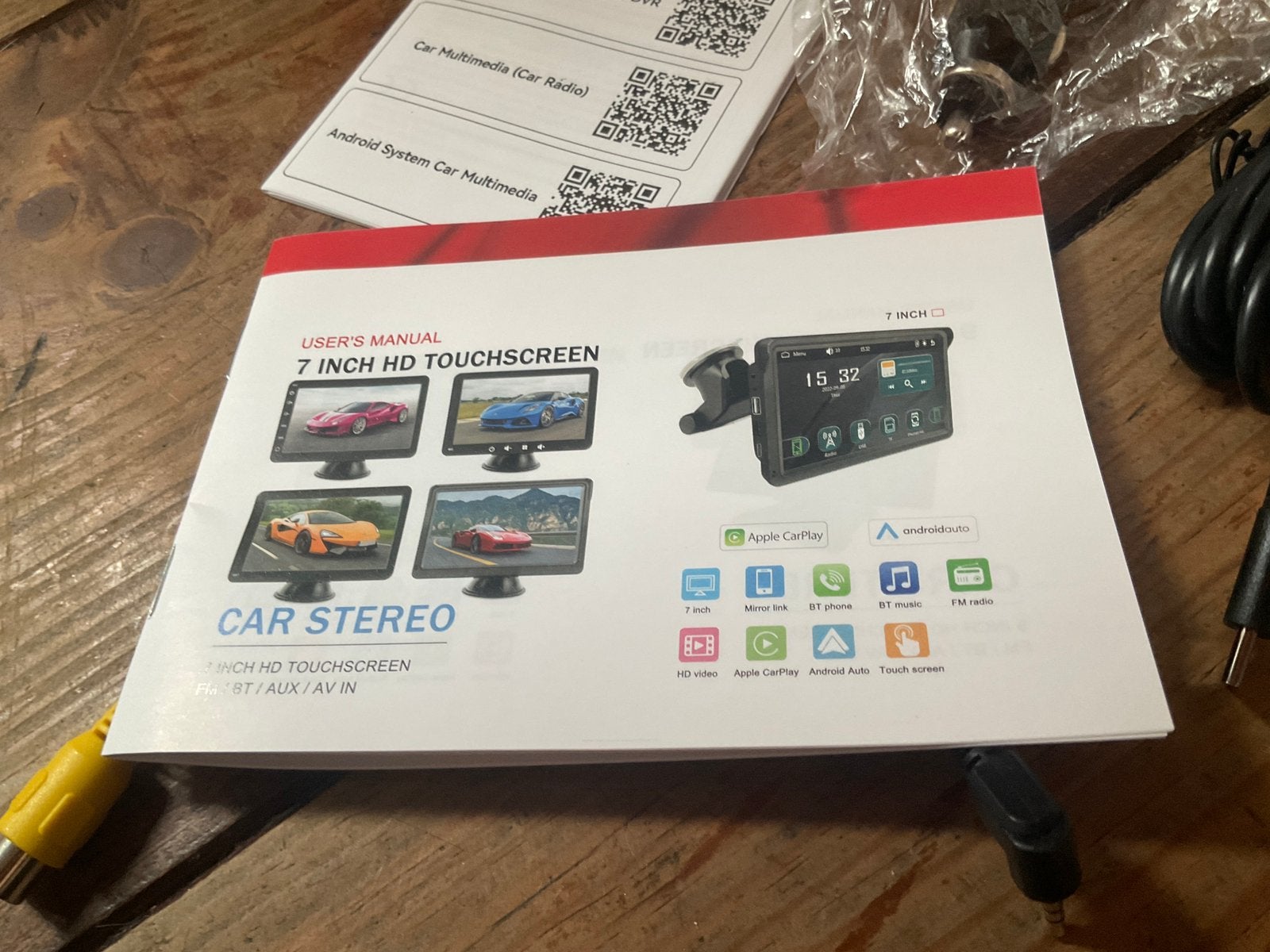 7 Inch HD Touchscreen Car Stereo, Ophalen of Verzenden, Nieuw, Overige merken, Draagbaar