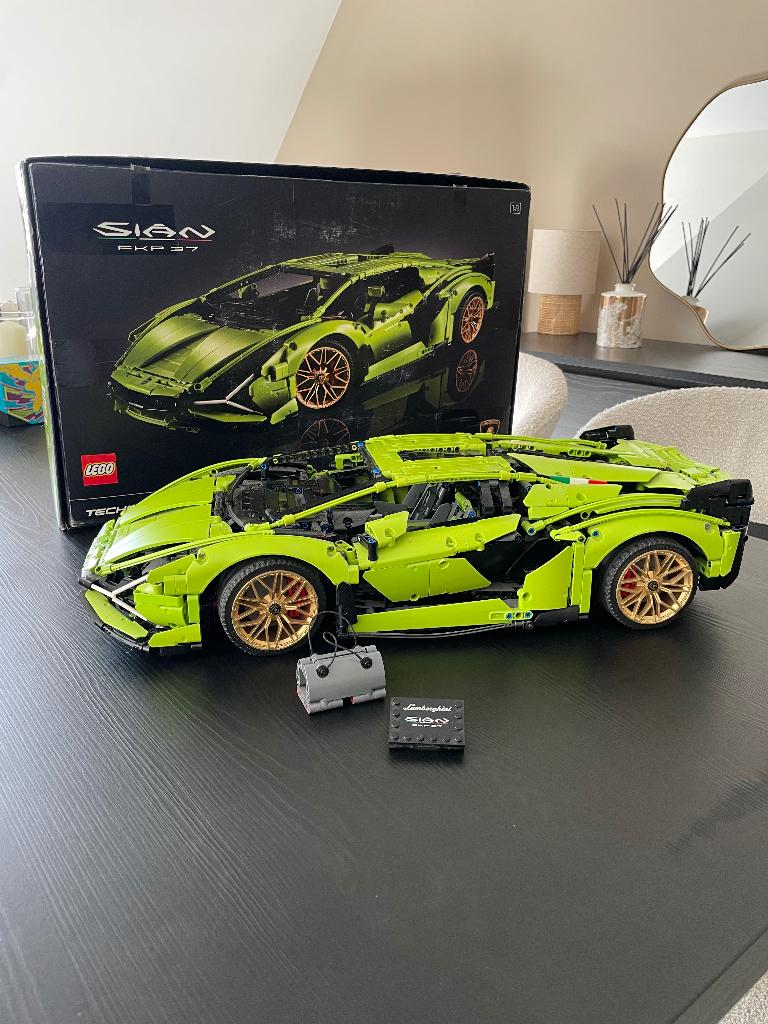 Lego lamborghini 42115, Ophalen, Zo goed als nieuw, Complete set, Lego