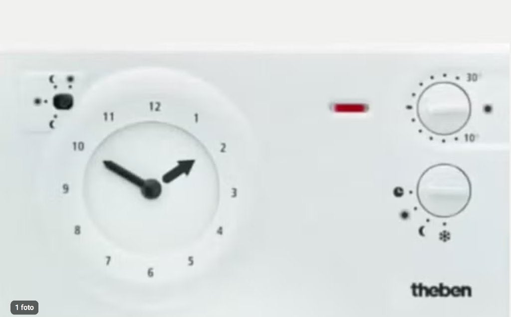 Theben thermostaat analoog - 220 volt RAM 722, Ophalen