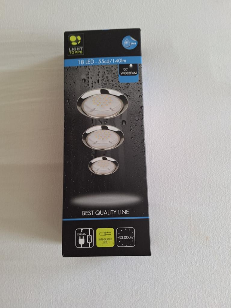 Lot de 3 spots LED intégrés, Enlèvement ou Envoi