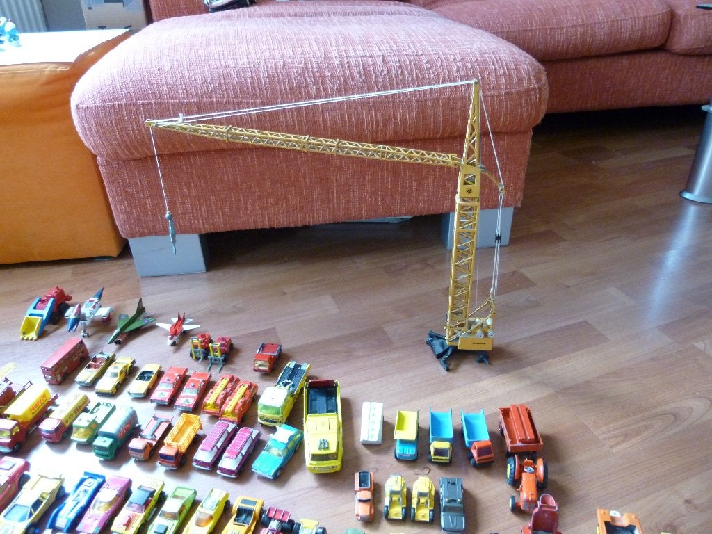 VINTAGE LIEBHERR METALEN MODEL HIJSKRAAN JAREN 70/80, Verzamelen, Speelgoed, Ophalen of Verzenden, Gebruikt