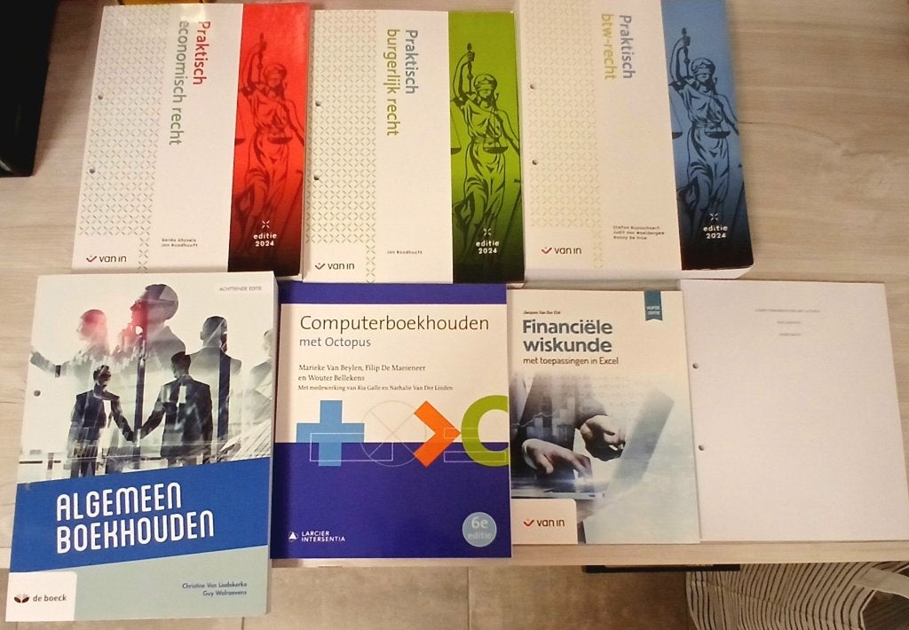 GRATIS: Boekenpakket Graduaat Boekhouden (HoGent), Boeken, Ophalen, Nieuw, Hogeschool