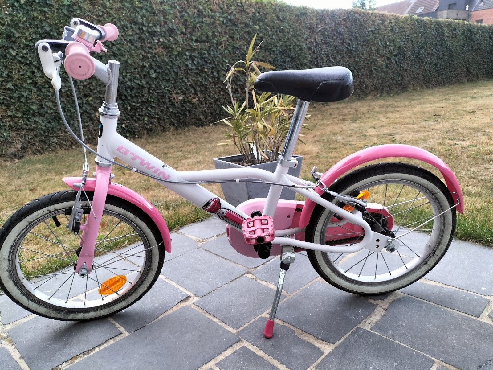 btwin kinderfiets 500 doctor 16 inch, Fietsen en Brommers, Ophalen, Btwin Decathlon, 16 inch, Handrem