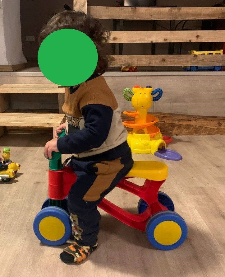 Loopfiets Lena, Kinderen en Baby's, Speelgoed | Buiten | Voertuigen en Loopfietsen, Ophalen, Gebruikt, Loopfiets