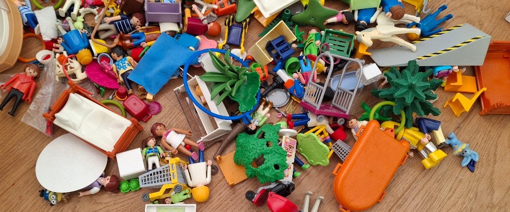 énorme lot accessoires meubles et figurines playmobil, Enlèvement, Utilisé, City life, Figurines