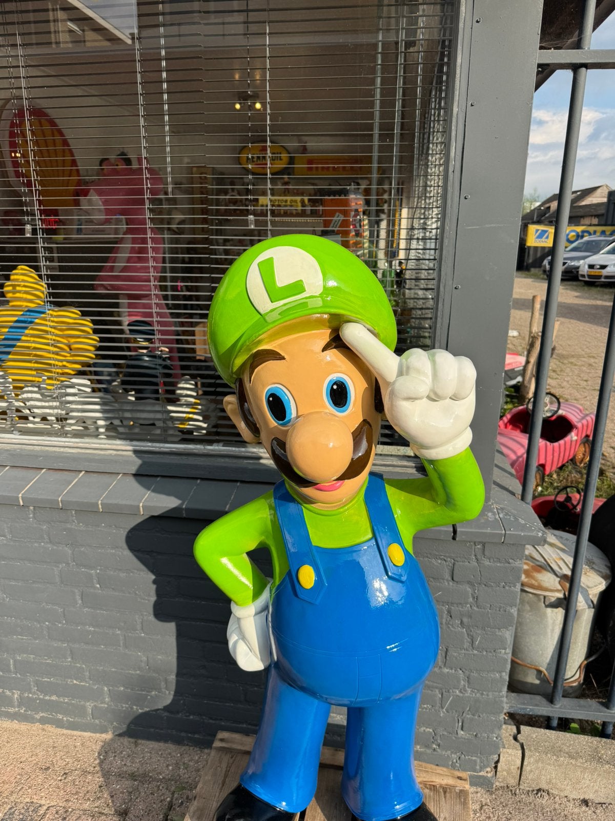 Statue Big Luigi de Mario, Collections, Enlèvement, Utilisé, Humain
