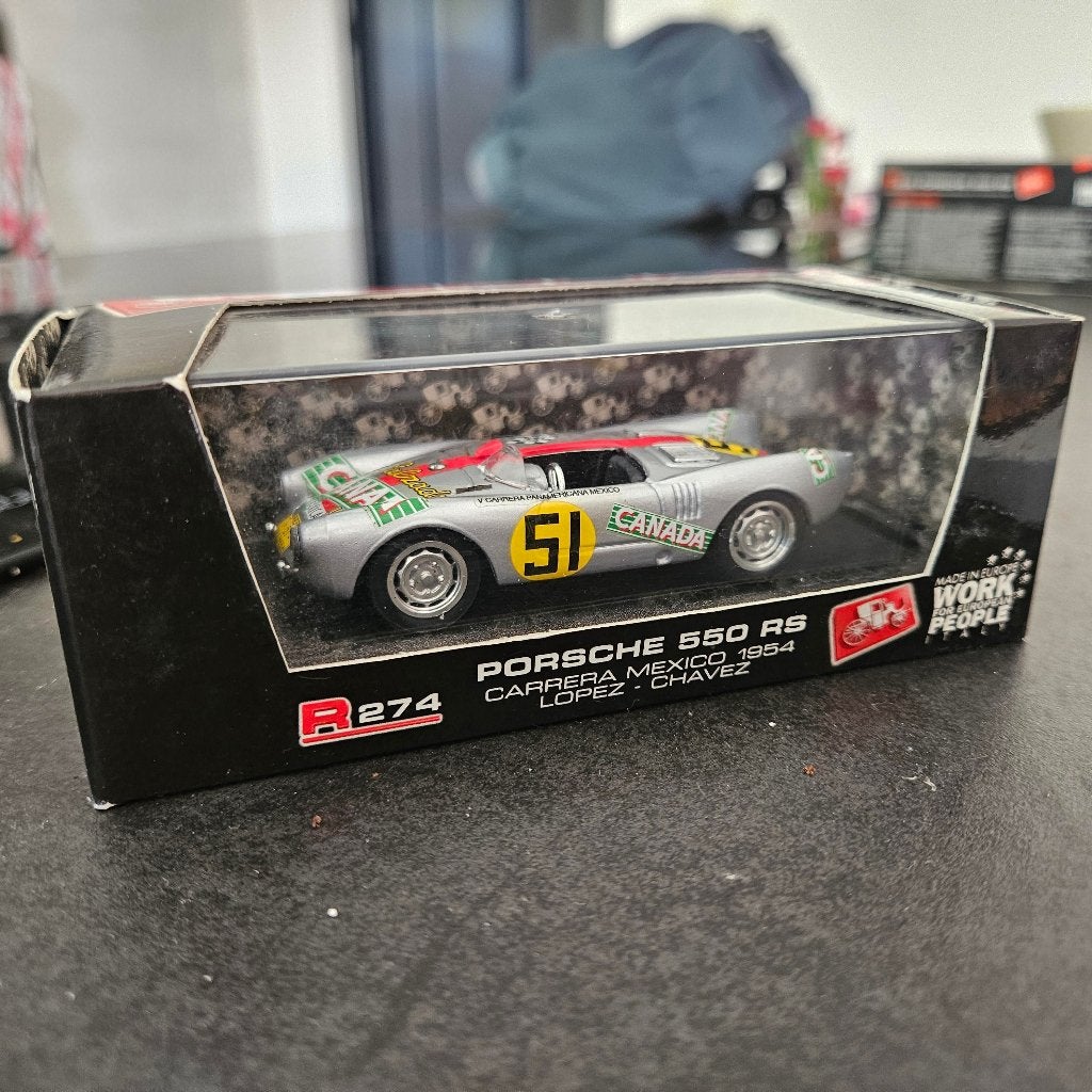 BRUMM Porsche 550 RS de 1954 R274 1/43, Enlèvement ou Envoi, Neuf, Voiture
