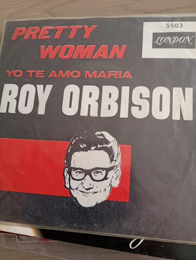 Roy Orbison - Pretty woman / Yo te amo Maria, Gebruikt, 7 inch, Single, Ophalen of Verzenden