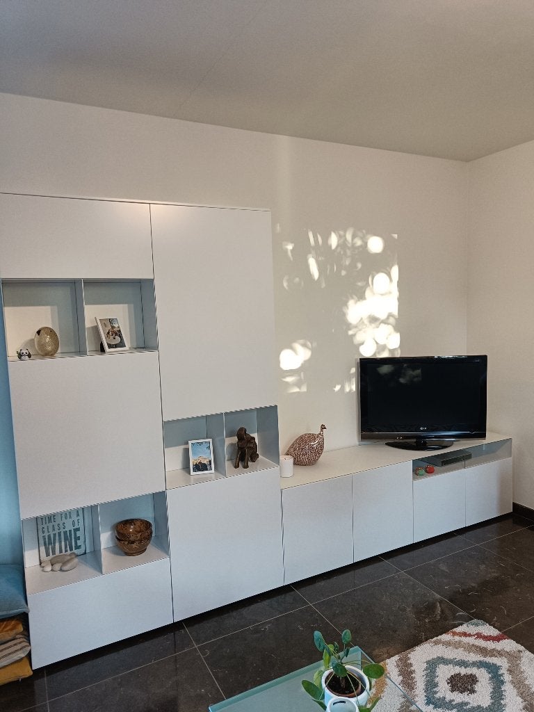 Wandkast wit - 350 euro, Avec porte(s), 25 à 50 cm, 250 à 300 cm, Comme neuf