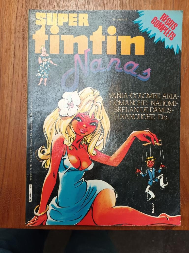 Super tintin, Livres, Envoi
