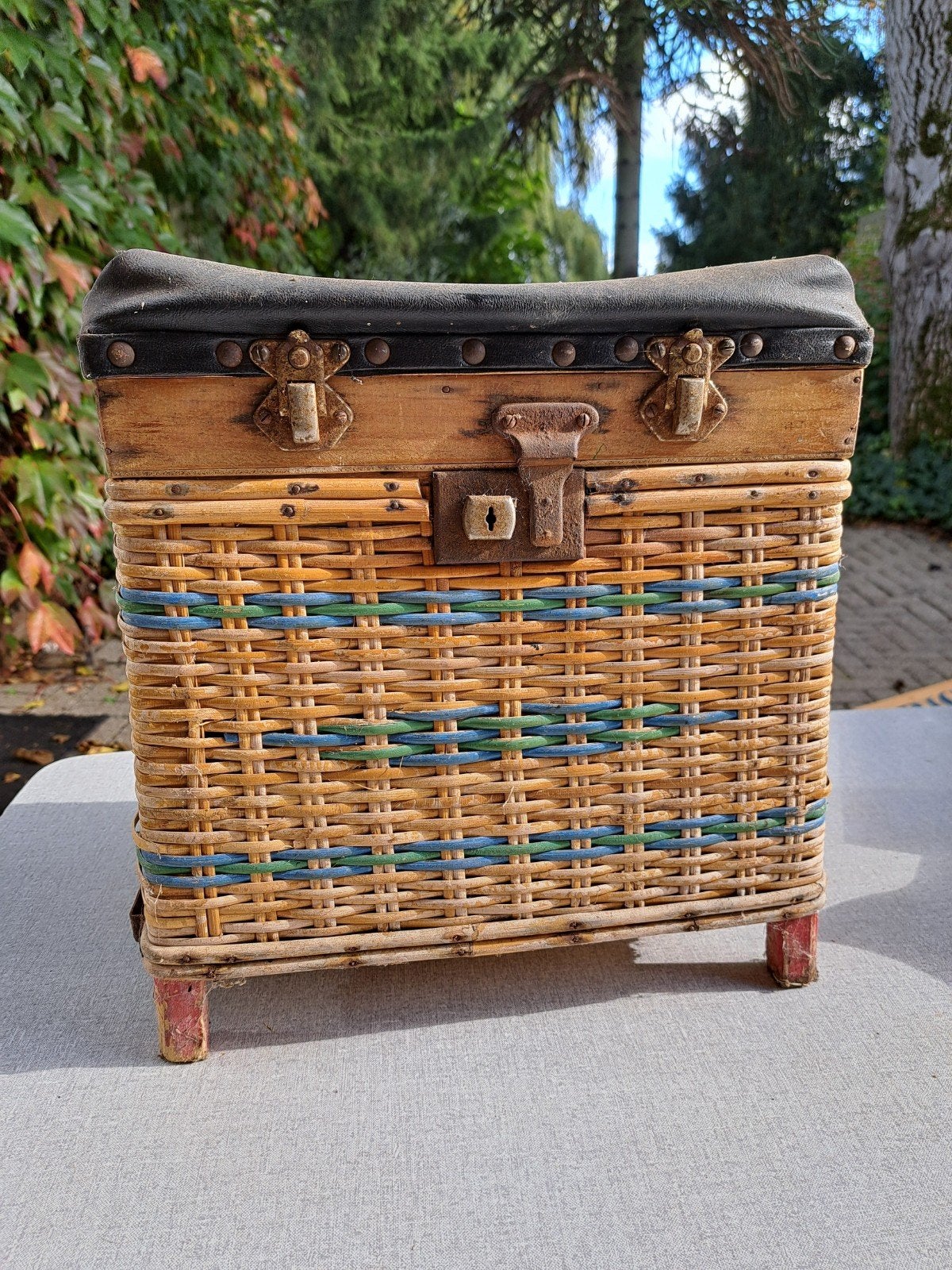 vintage viskoffer, Watersport en Boten, Ophalen of Verzenden