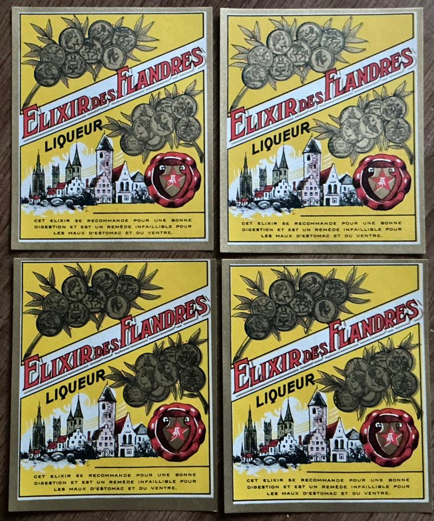 ÉLIXIR DES FLANDRES/LABELS, Enlèvement ou Envoi, Comme neuf, Autres types