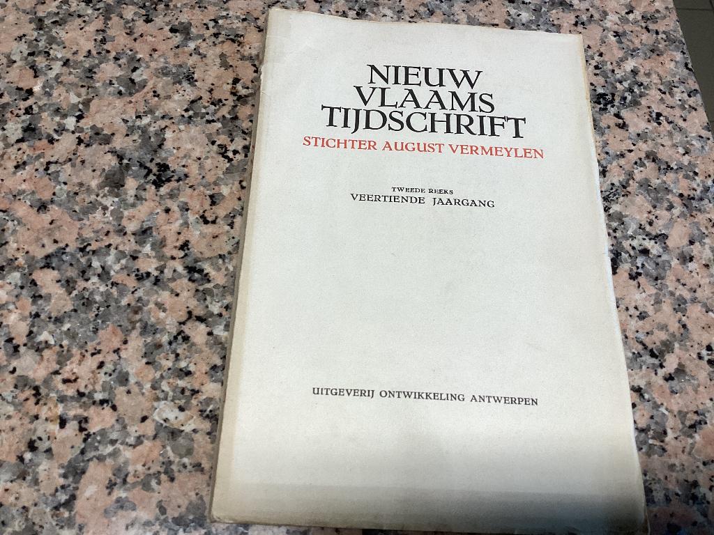 Nieuw VLAAMS tijdschrift. Sticher August Vermeylen, Boeken, Ophalen of Verzenden, Gelezen, België