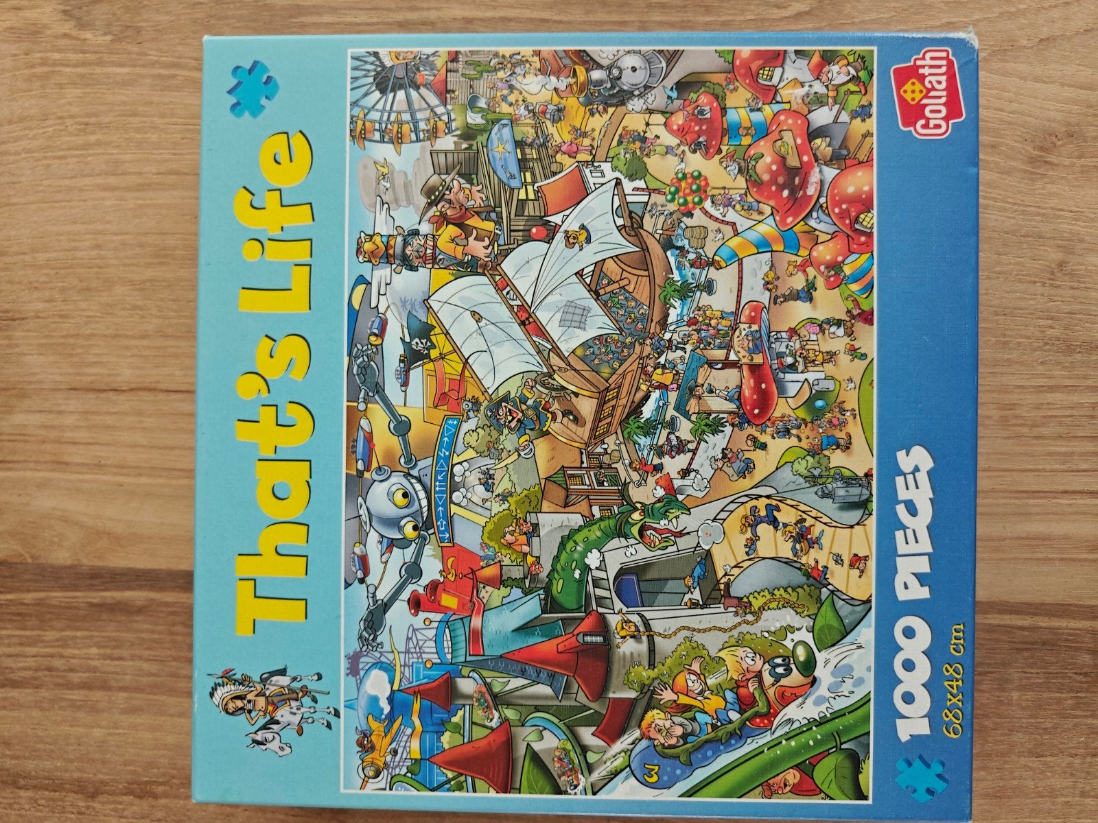 That's Life puzzels (5 x 1000 stuk), Ophalen of Verzenden, Meer dan 1500 stukjes, Zo goed als nieuw, Legpuzzel