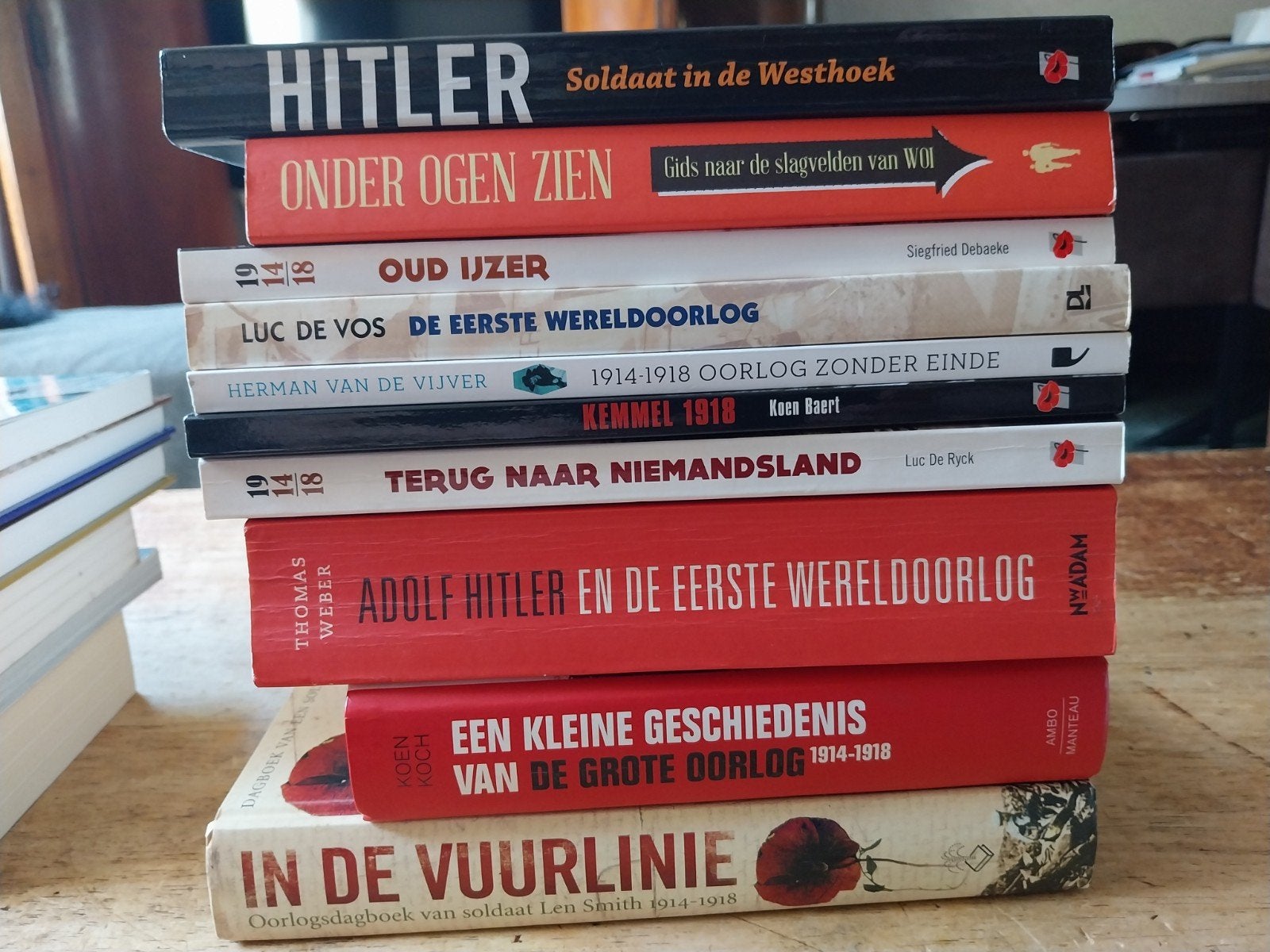 1ste wereldoorlog leesboeken, Ophalen of Verzenden, Gelezen