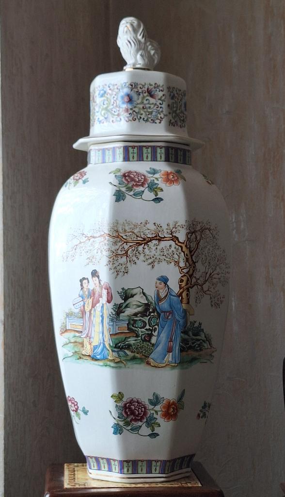 Chinese vaas, Ophalen