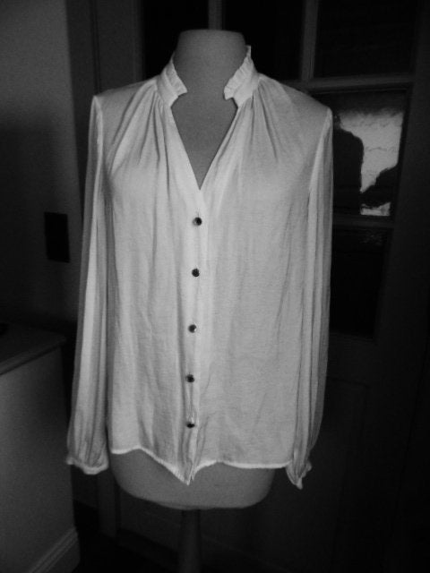 Witte dames blouse van Morgan, maat 40, Kleding | Dames, Morgan, Ophalen of Verzenden, Zo goed als nieuw, Maat 38/40 (M)