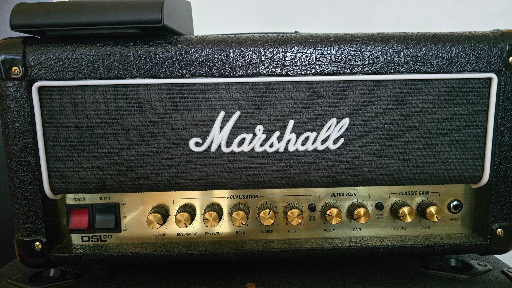 Tête d'ampli Marshall DSL20 HR 20 W, Enlèvement, Comme neuf, Guitare, Moins de 50 watts