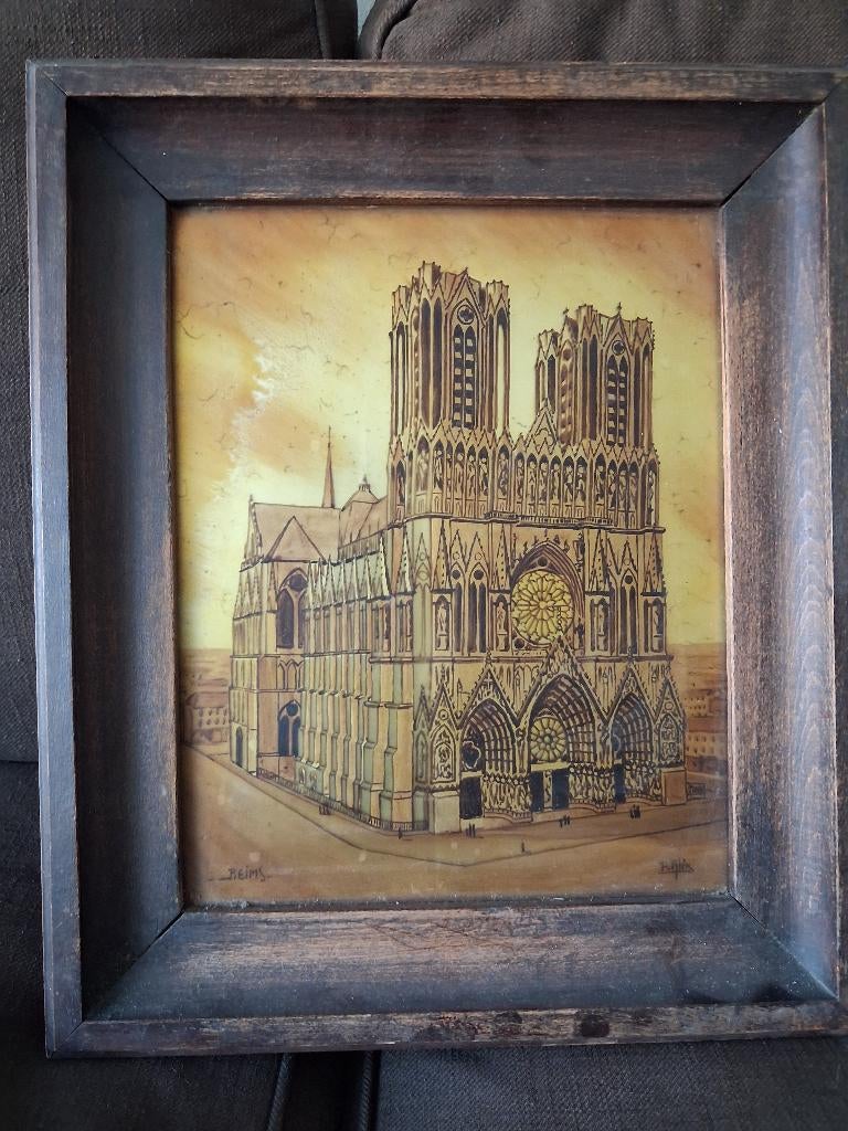 Nôtre Dame de Reims, Antiek en Kunst, Antiek | Glaswerk en Kristal, Ophalen