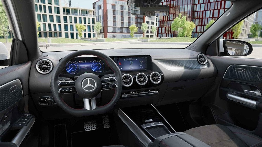 Mercedes-Benz EQA-Klasse 350 4MATIC AMG Line Dodehoekassiste, Auto's, Automaat, 215 kW, Stof, Wit