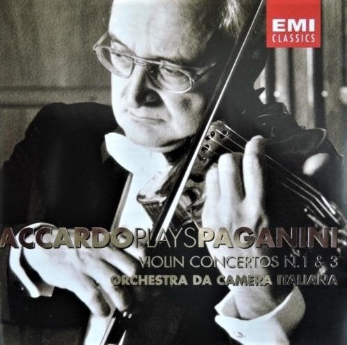 Paganini / Vioolconcerten 1 & 3 - Accardo - EMI - DDD - 1999, Enlèvement ou Envoi, Comme neuf, Orchestre ou Ballet