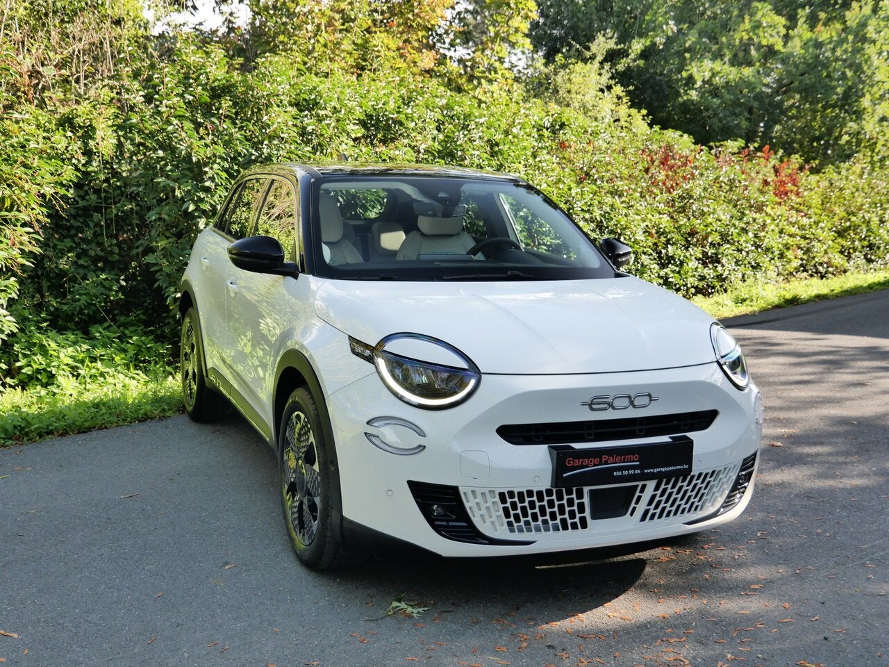 Fiat 600 La Prima Hybrid 110PK Belgisch voertuig, Auto's, Euro 6, 0 kg, Wit, 5 deurs