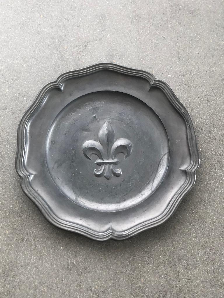 Antiek tinnen bord, Ophalen of Verzenden