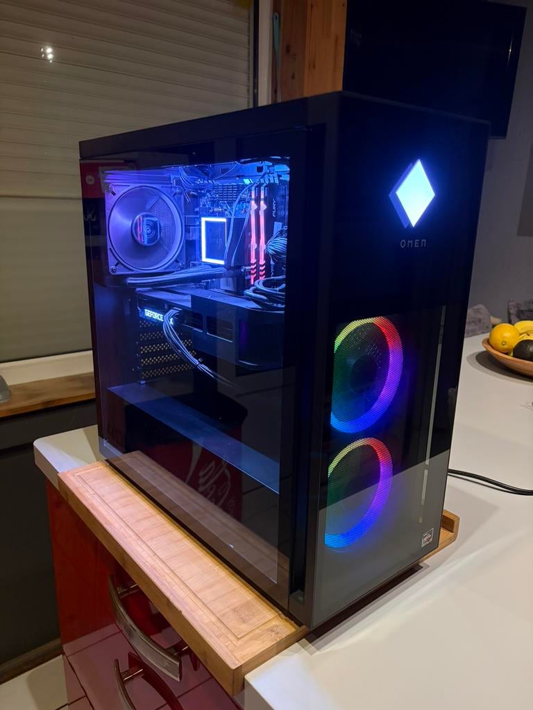 Tour déjà monté PC de chez Omen prêt à jouer, Informatique & Logiciels, Ordinateurs de bureau, Comme neuf, SSD, Enlèvement