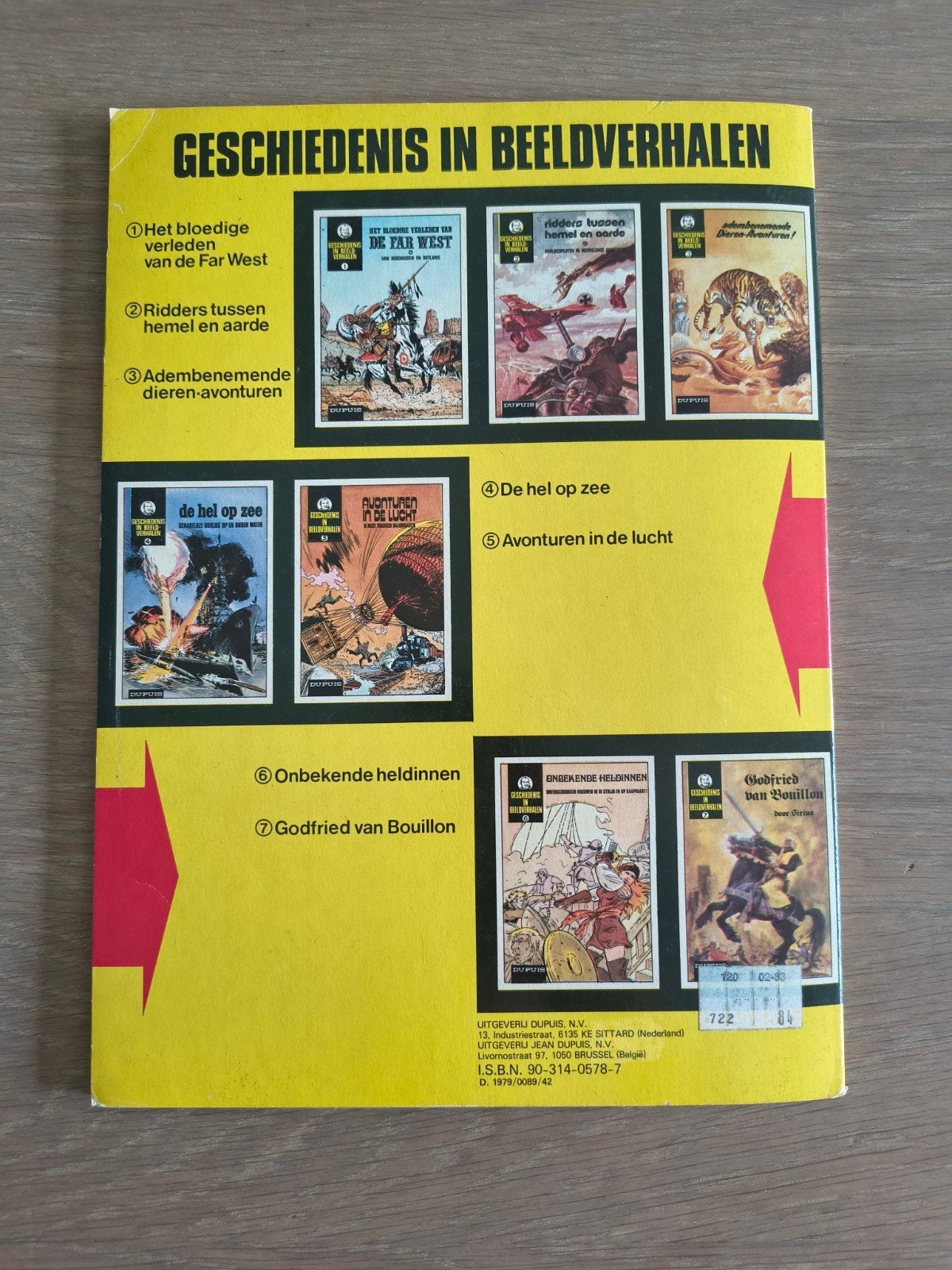 Geschiedenis in Beeldverhalen deel 8 Rampen, angst en versch, Boeken, Ophalen of Verzenden