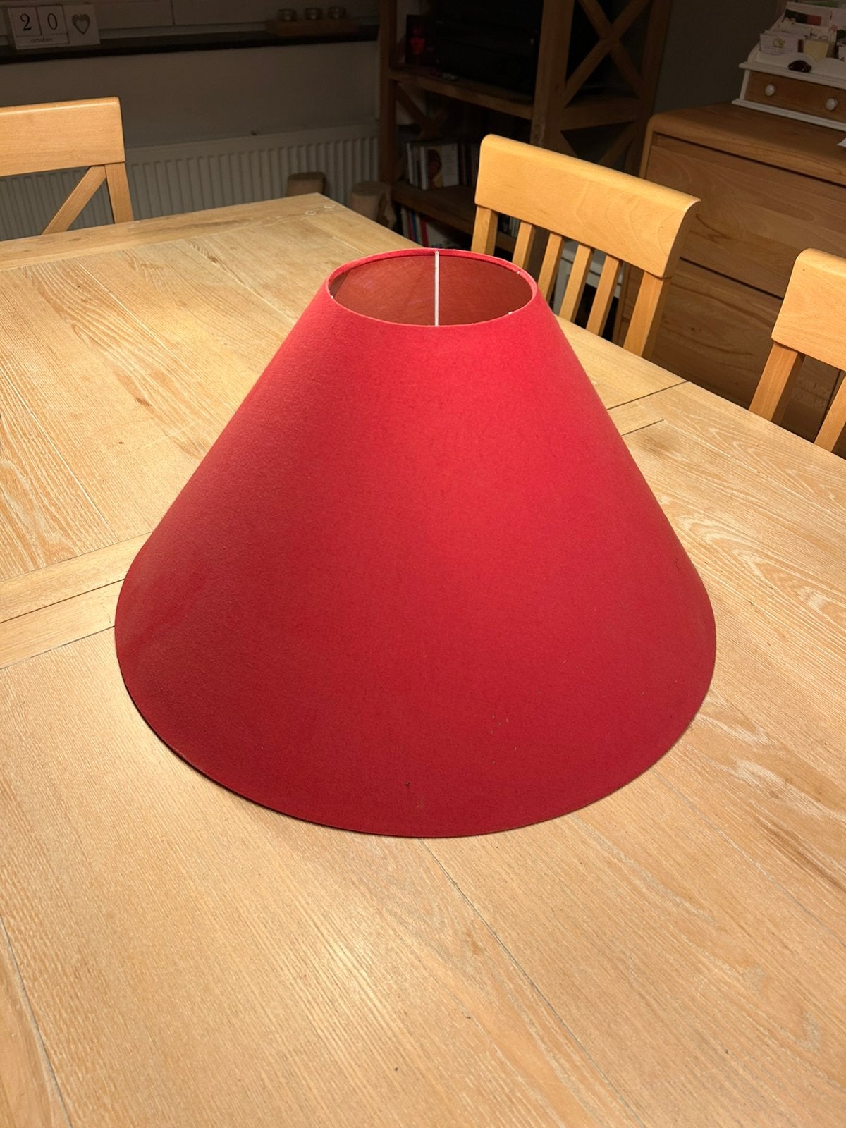 Abat-jour, Maison & Meubles, Rouge, 25 cm, Lampadaire, Enlèvement