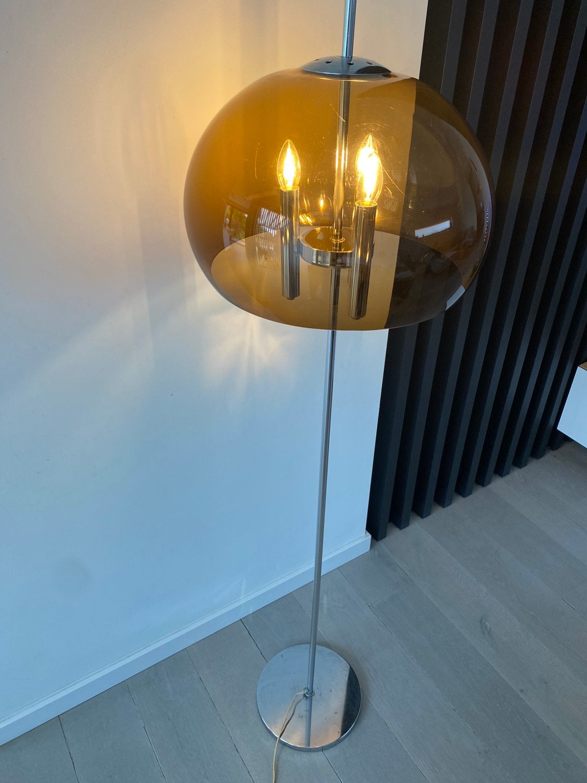 Space age vloerlamp, Maison & Meubles, Lampes | Lampadaires, Utilisé, 150 à 200 cm, Synthétique, Métal, Enlèvement