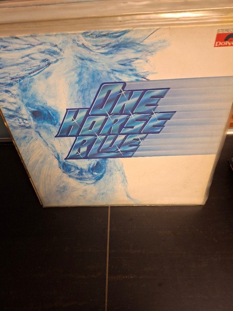 lp - one horse blue - one horse blue - vak 6, CD & DVD, Rock, Enlèvement ou Envoi, Comme neuf, Housse de protection extérieure