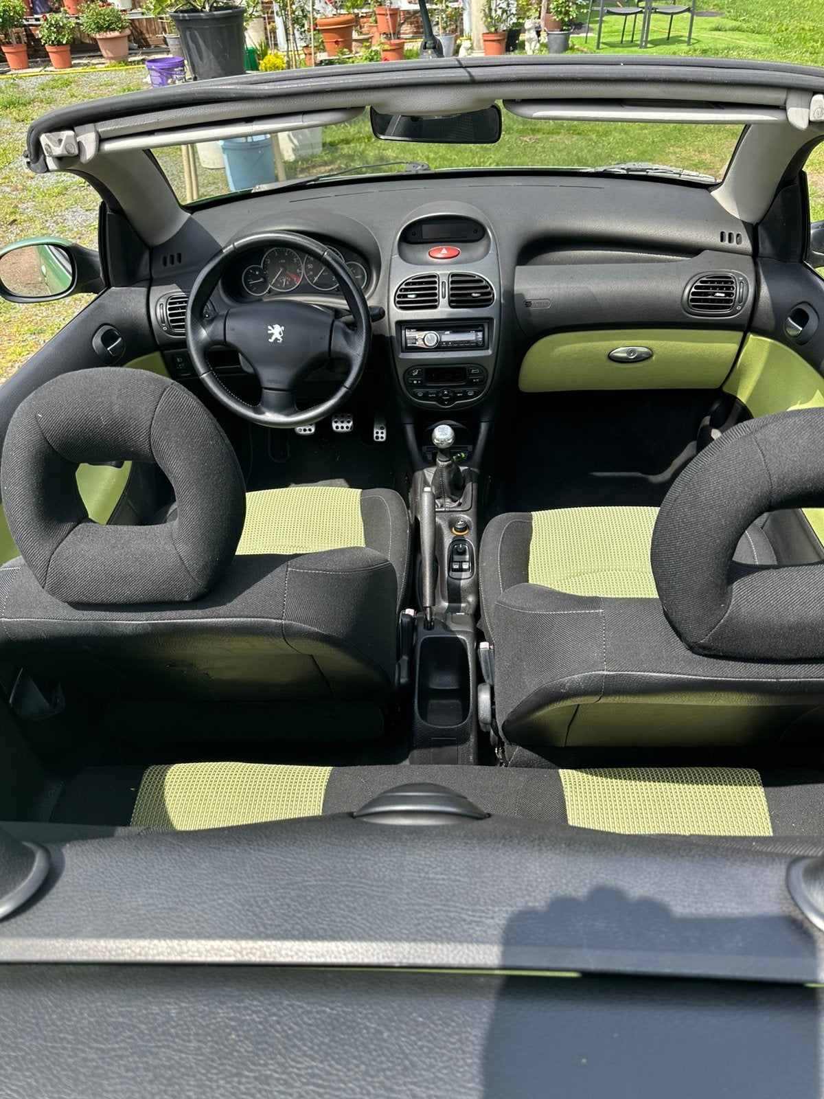 Peugeot 206 CC Cabrio  met keuring voor verkoop, Auto's, Voorwielaandrijving, 206+, Stof, 4 cilinders