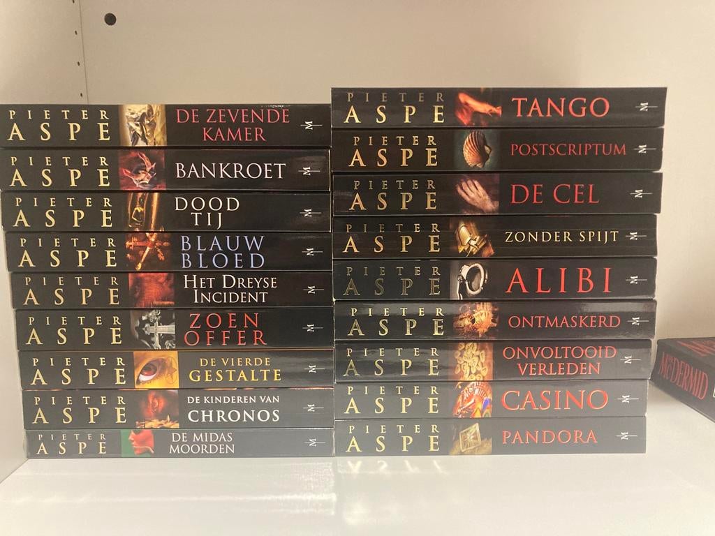 Boeken Pieter Aspe, Ophalen, Zo goed als nieuw, Pieter Aspe, België