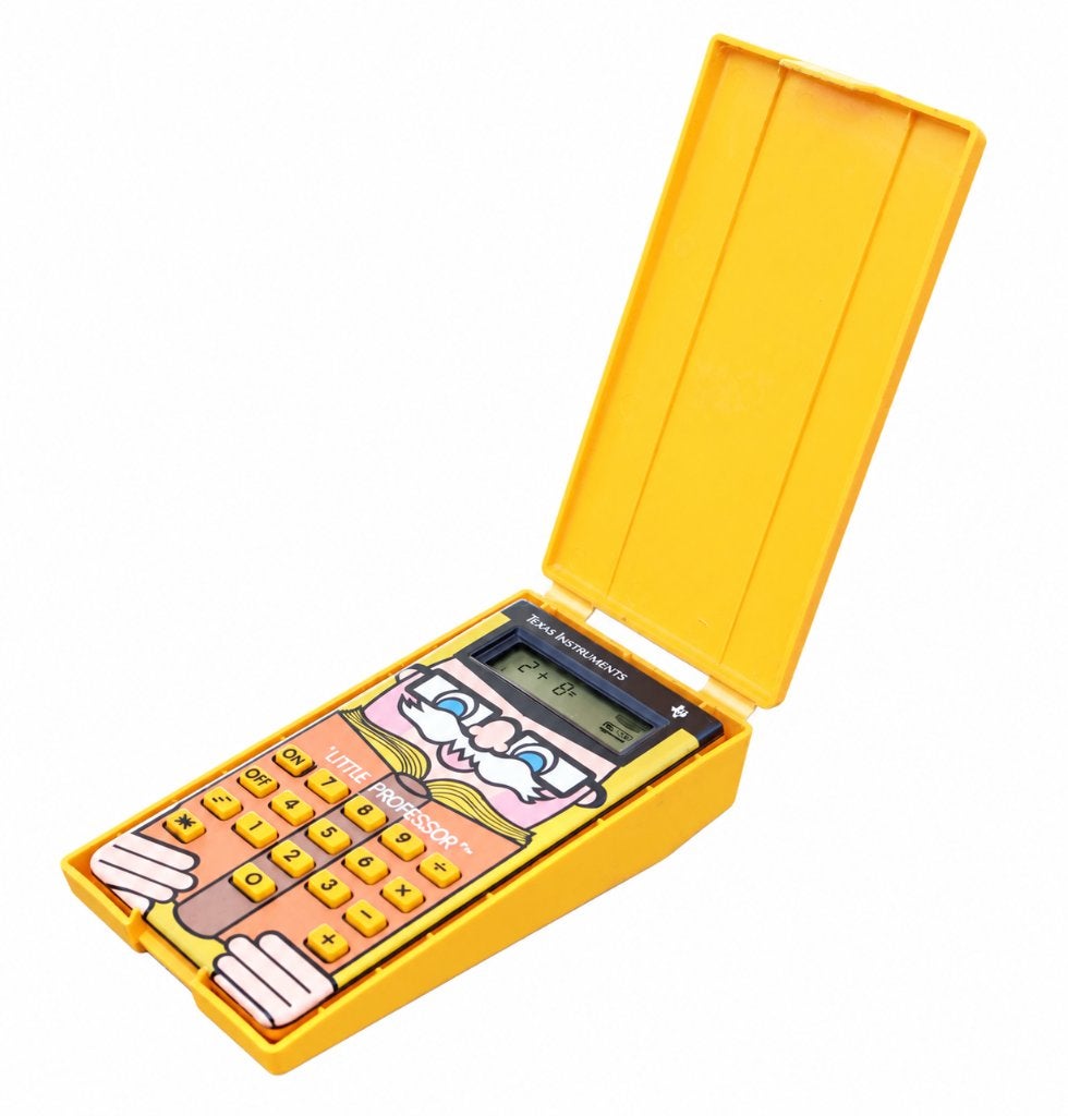 Zeldzame vintage Little Professor Texas Instruments , 1980's, Ophalen of Verzenden