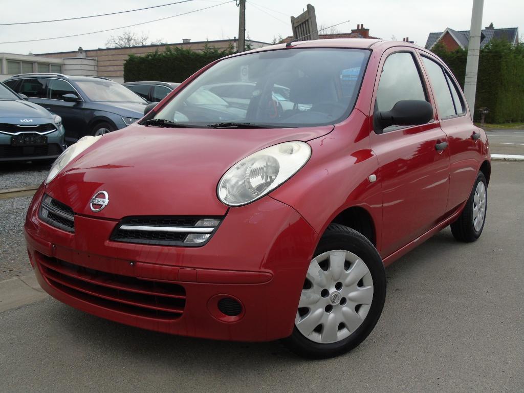 Nissan Micra 1.2 Benzine*05/2006 *Airco, Rouge, Achat, Entreprise, Noir