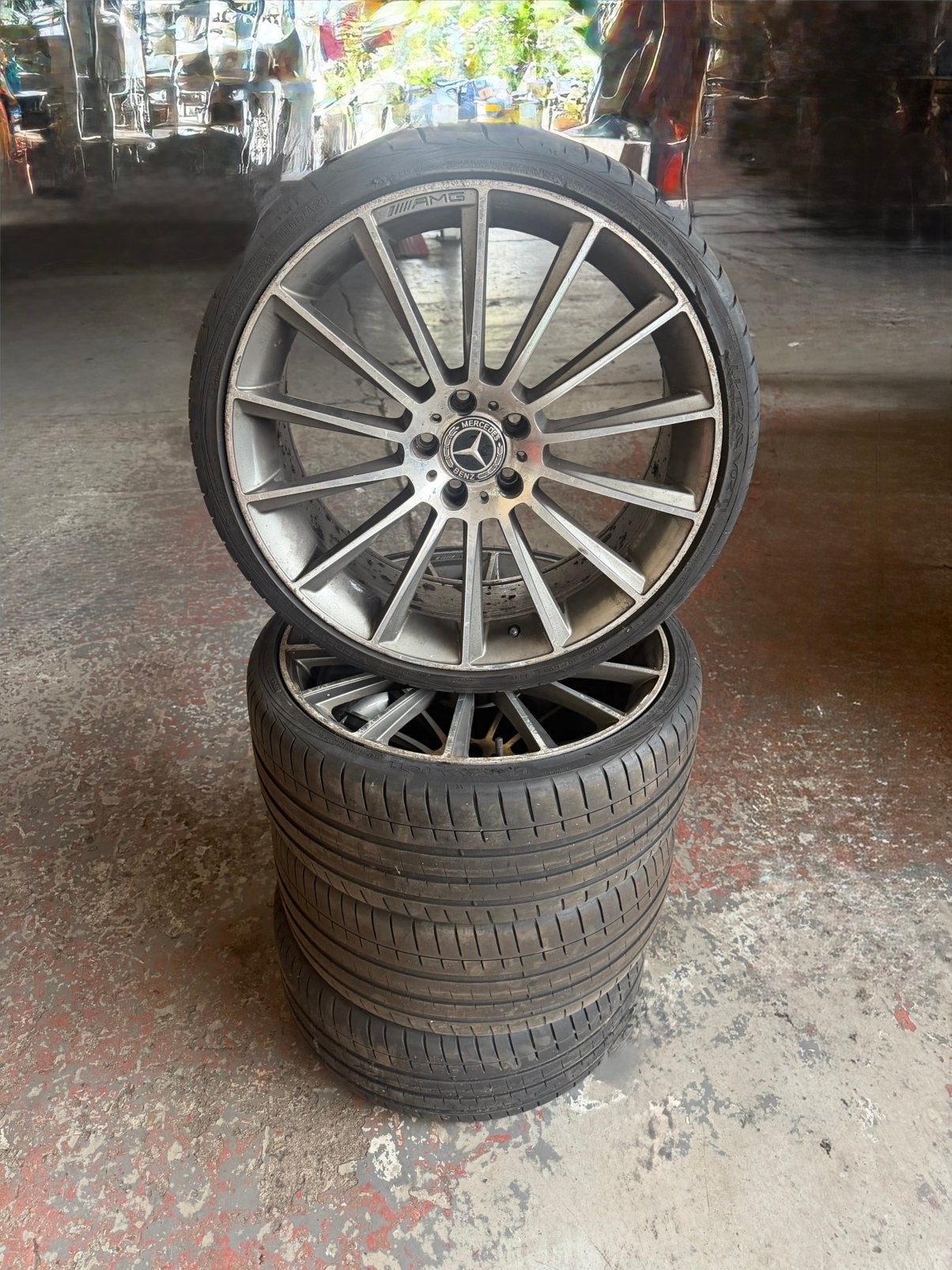 AMG velgen 20INCH 245/30R20, Ophalen, Banden en Velgen, Personenwagen, 20 inch