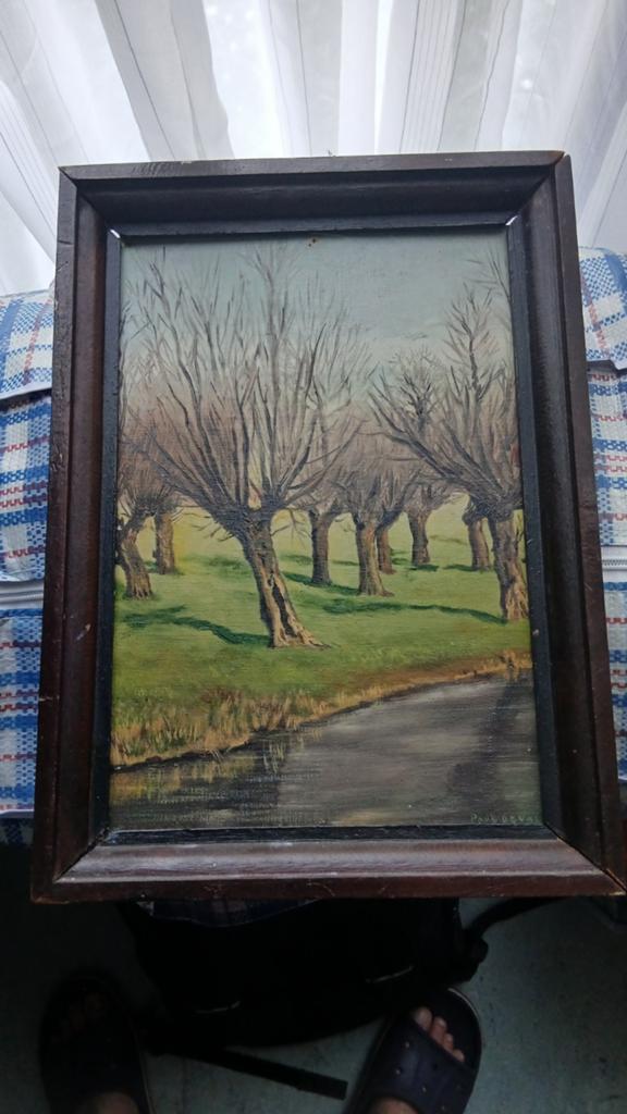 Tableau à l'huile ancien signé, Antiquités & Art, Art | Peinture | Classique, Enlèvement ou Envoi
