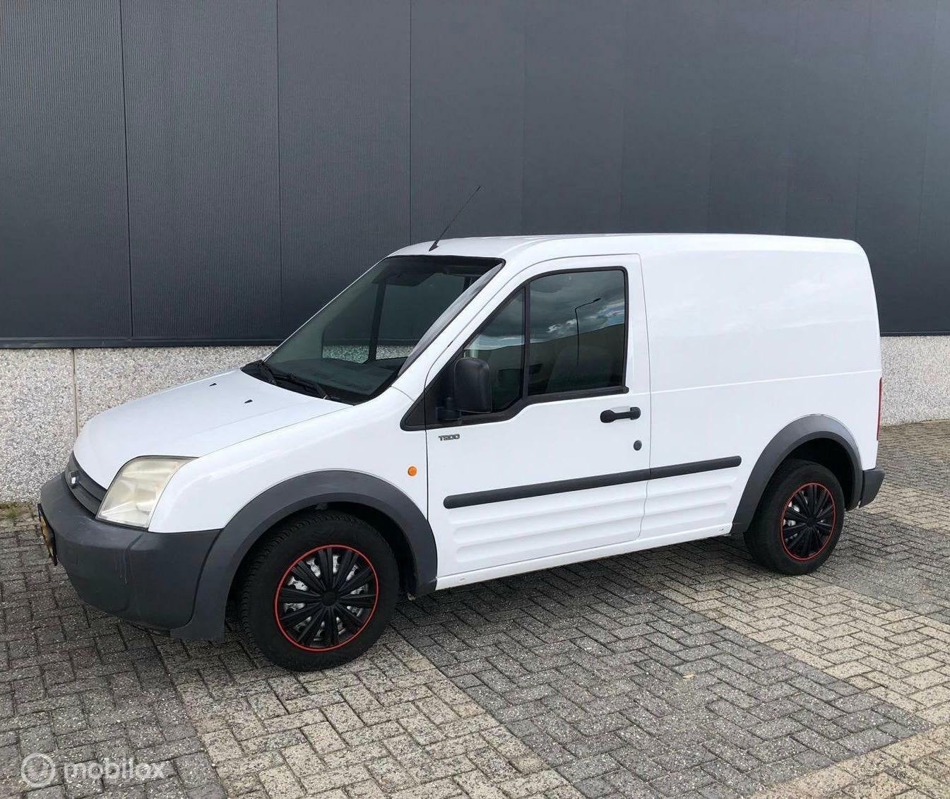 Ford Transit Connect T200S AIRCO LEES ADVERTENTIE !, Auto's, Bestelwagens en Lichte vracht, Stof, 4 cilinders, Wit, 1365 kg