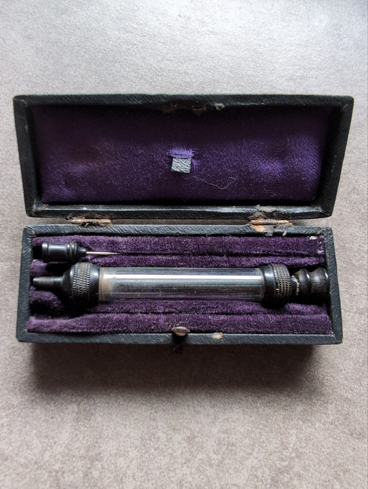 ancienne seringue, Ophalen