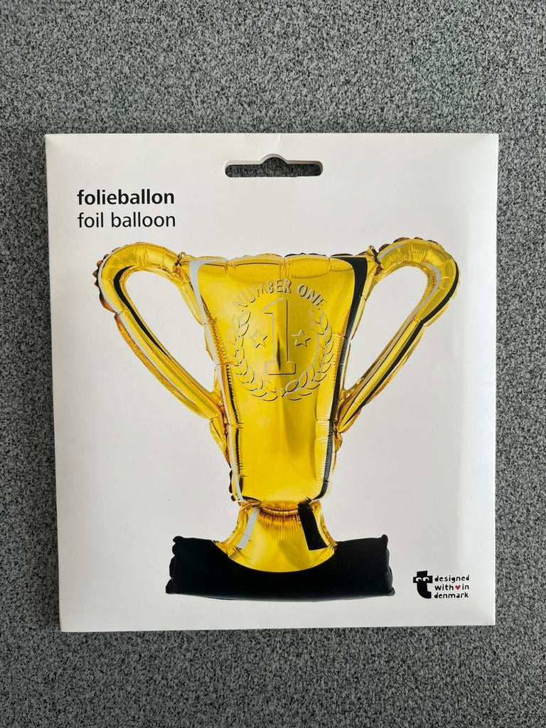 Folieballon number one, Ophalen of Verzenden, Nieuw