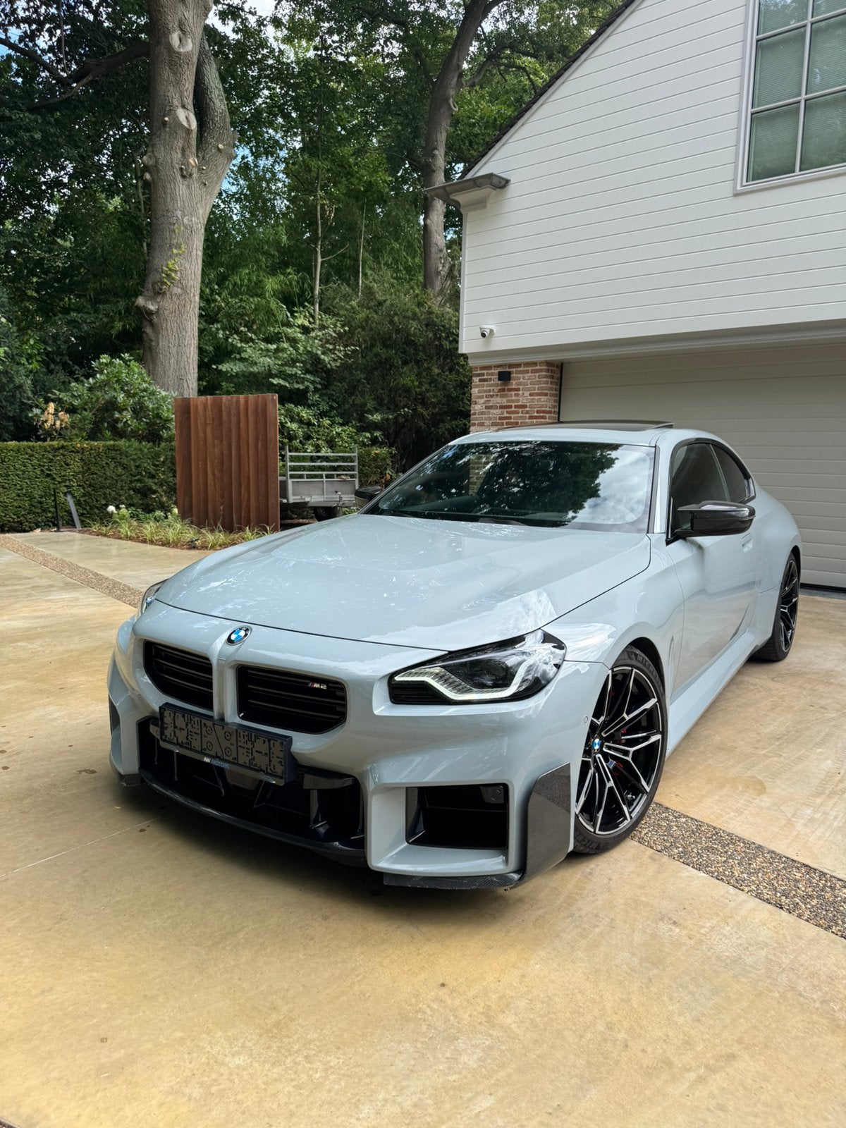 BMW M2 G87 | PANO | CARBON, Auto's, Automaat, Dealer onderhouden, Achterwielaandrijving, Zwart