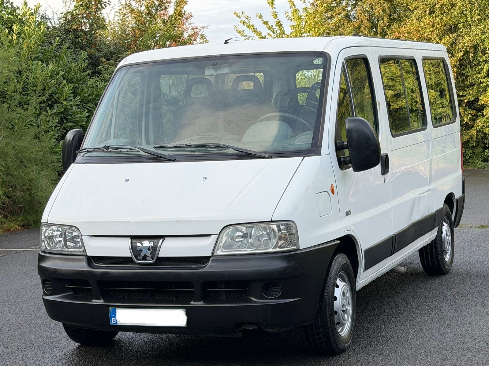 Peugeot boxer 2.0 Hdi/9 zitplaatsen - Airco -, Stof, 4 cilinders, Wit, 9 zetels