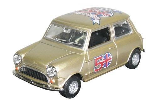 Mini Cooper 50th Anniversary OXFORD., Hobby en Vrije tijd, Modelauto's | 1:43, Ophalen of Verzenden, Zo goed als nieuw, Auto, Overige merken