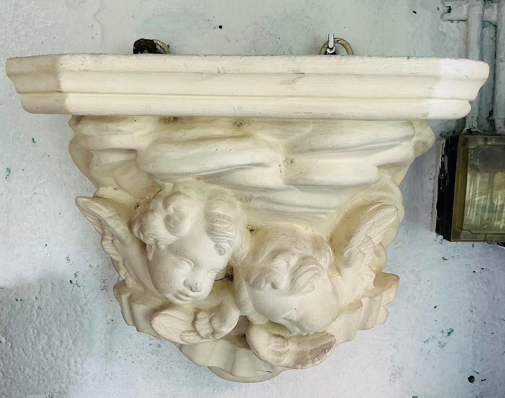 Console murale Mansion Angel Stone antique crème, Enlèvement