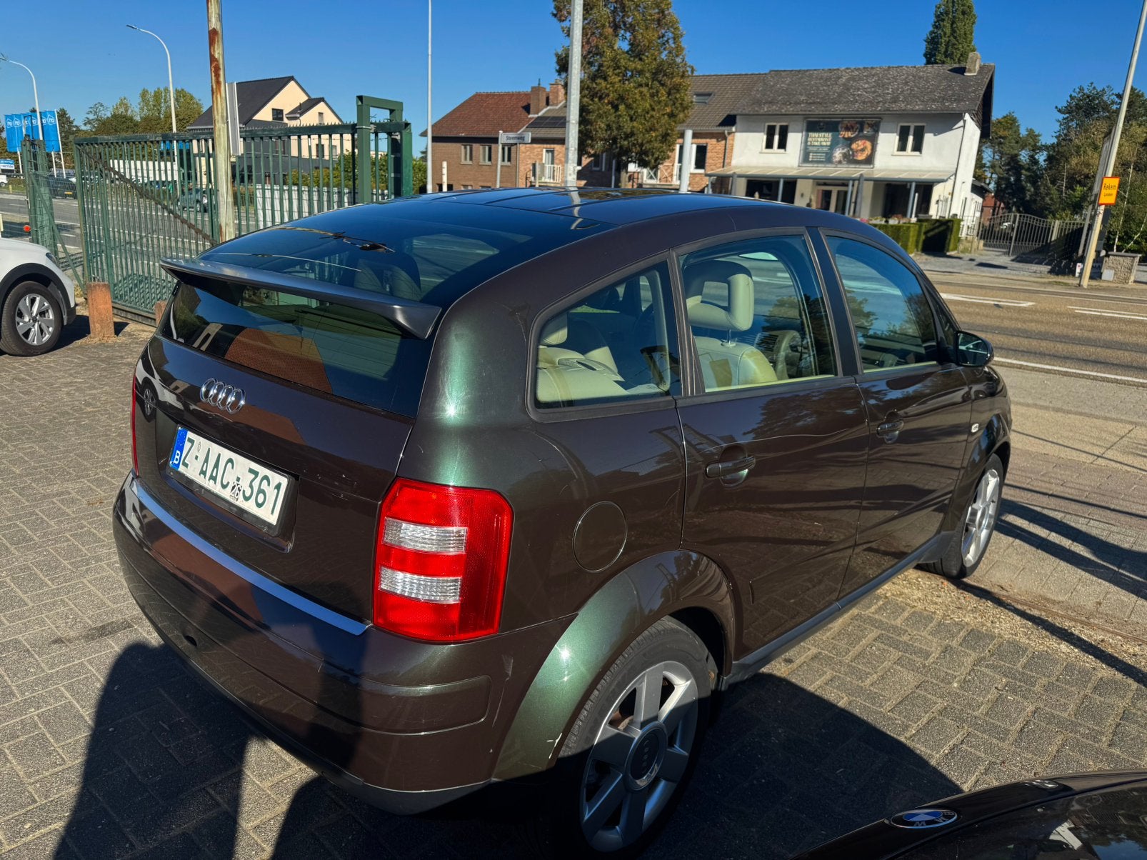 Audi A2 1.6 benzine, Auto's, 4 deurs, Monovolume, Beige, 4 cilinders